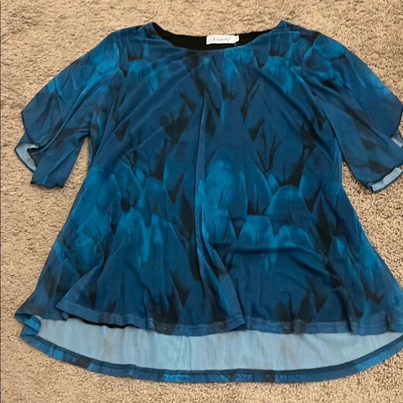 Blue Women's Top - Picture 1 of 3